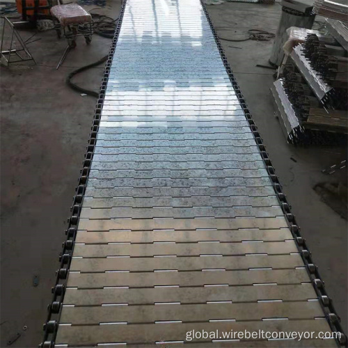 Mesh-top Chain Plate Belt Metal Plate Chain Belt For Conveying Heavy Loads Manufactory